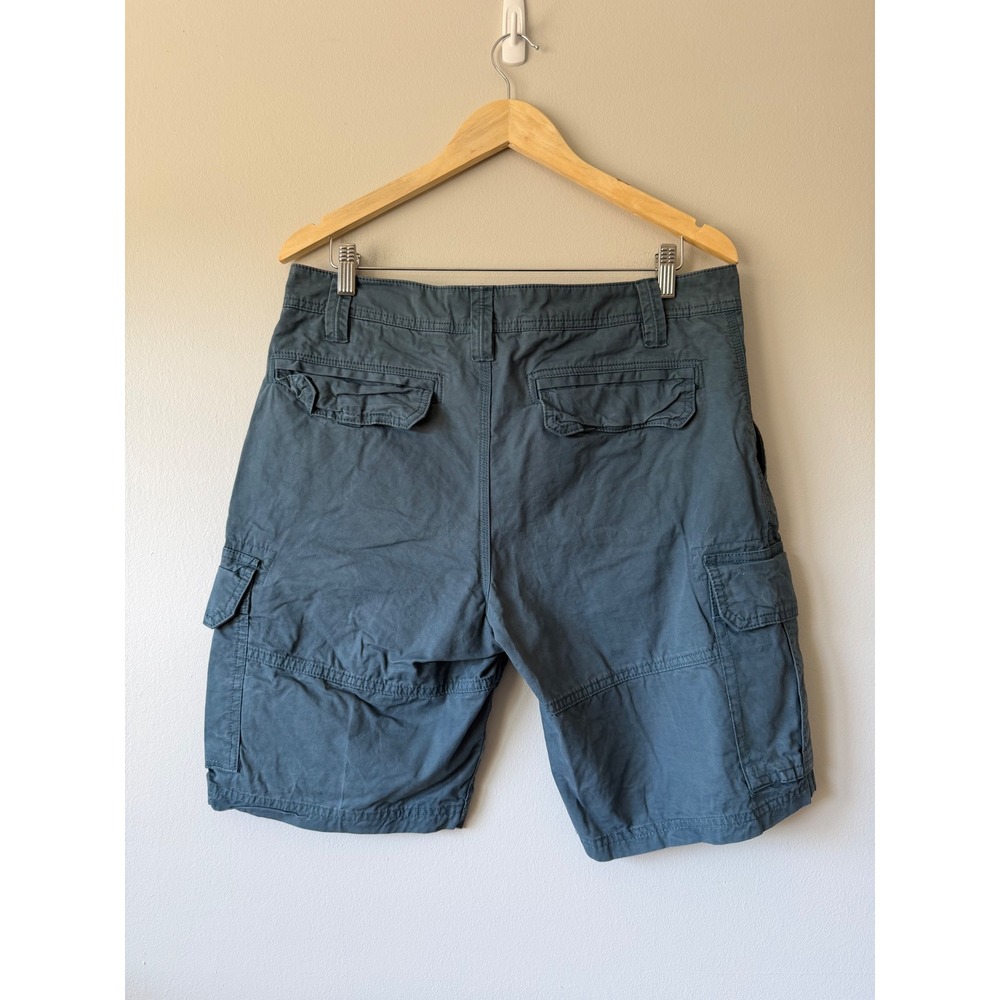 Fat Face Cargo Shorts 34 Slate Blue British Designed Standard Issue Cotton - Picture 6 of 7